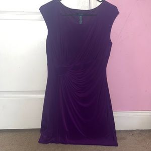 Purple formal chaps dress